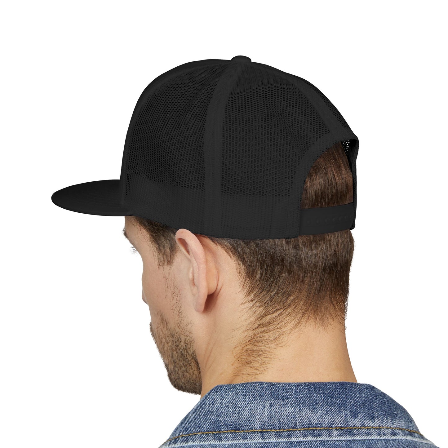 Embroidered Trucker Cap with Huffman's Fab Logo