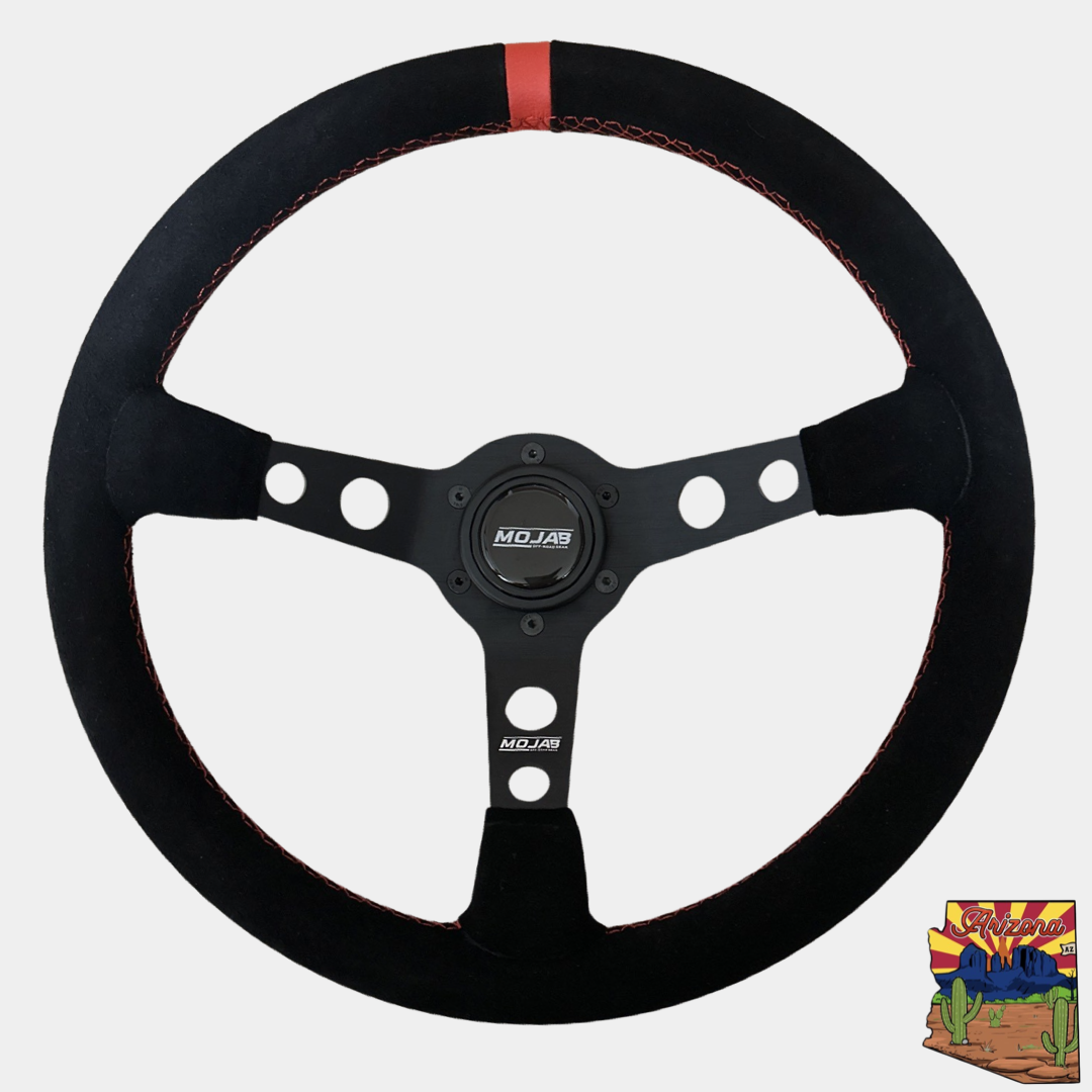 13.5'' MOJAB Deep Dish Steering Wheel Leather or Suede