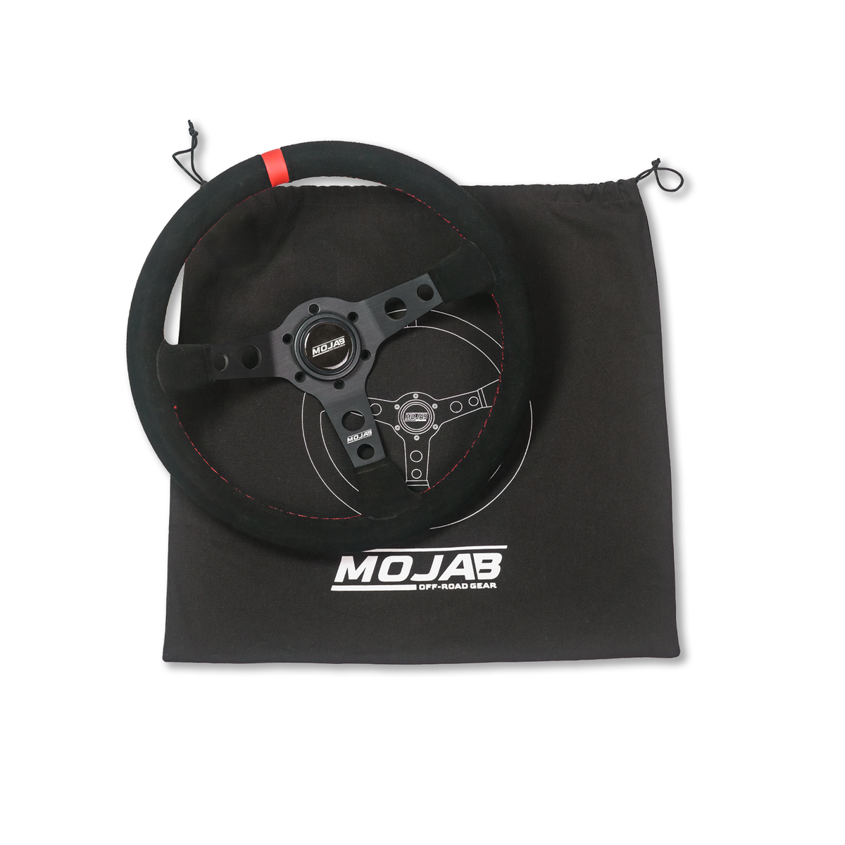 13.5'' MOJAB Deep Dish Steering Wheel Leather or Suede