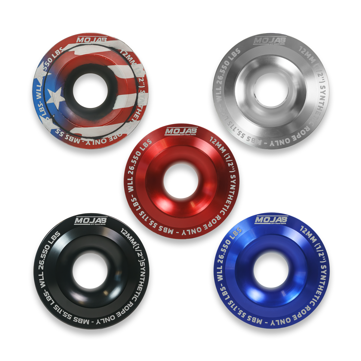 MOJAB 4.7'' XL Aluminum Snatch Ring