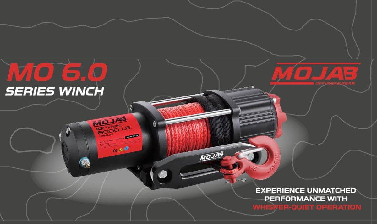 MOJAB MO6.0 Series 6,000 lb Electric Winch