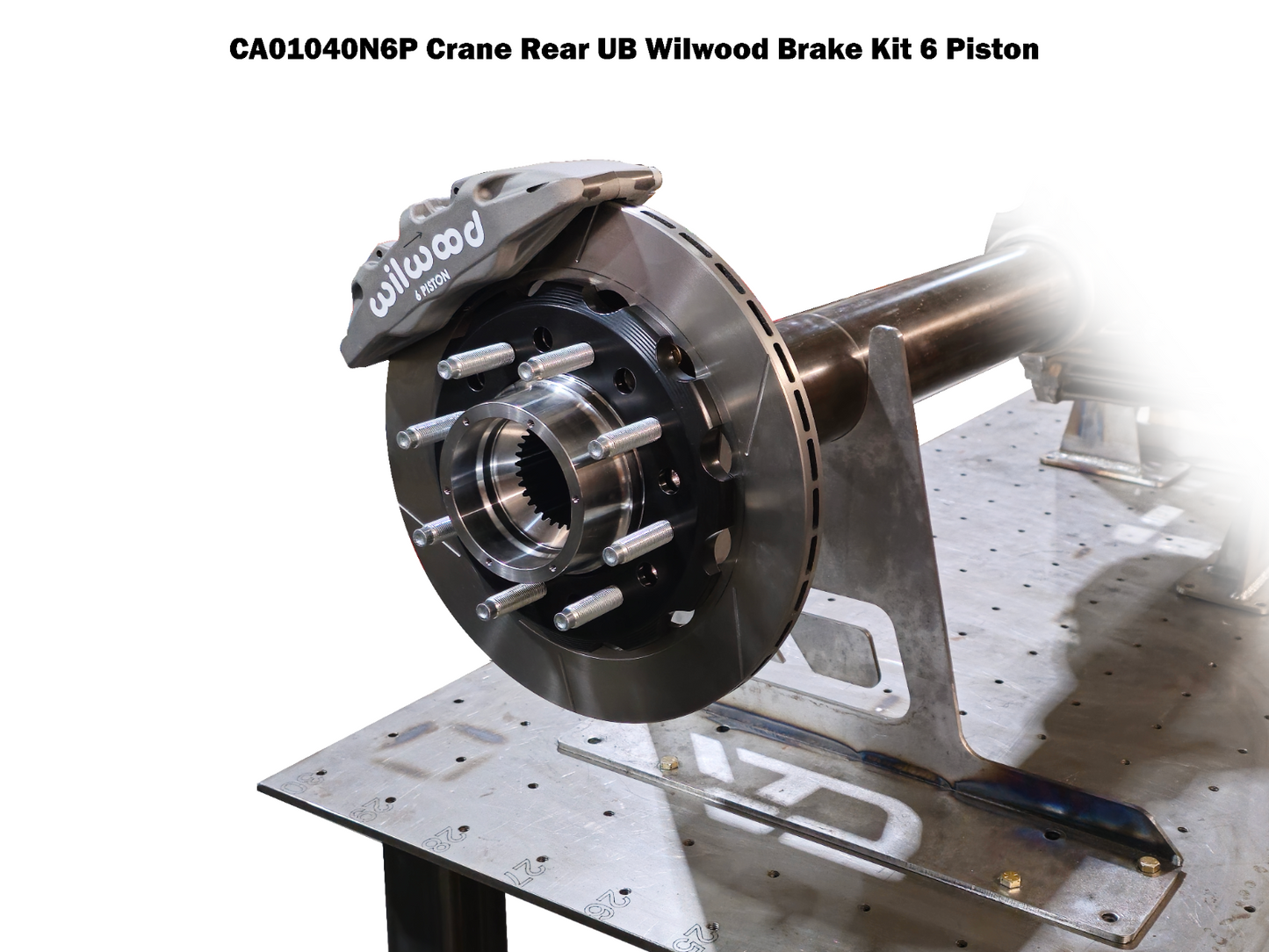 Crane Axle Rear 05+ Super Duty Unit Bearing Wilwood 6 Piston Brake Kit