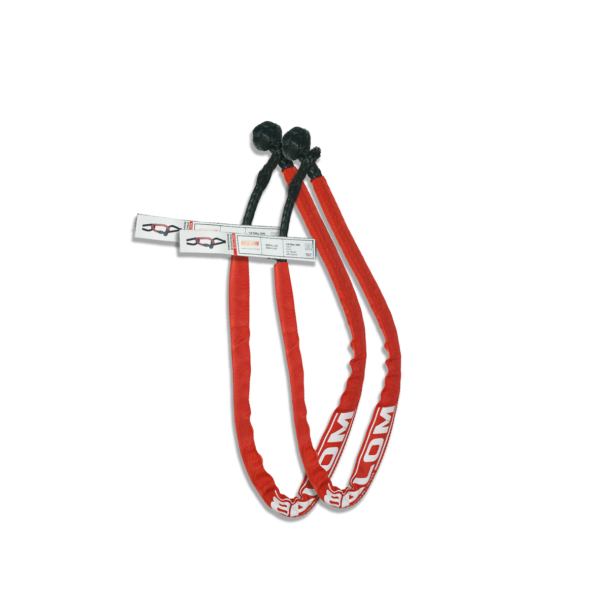 MOJAB Long Reach 1/4'' x 35'' soft shackle - Set of 2