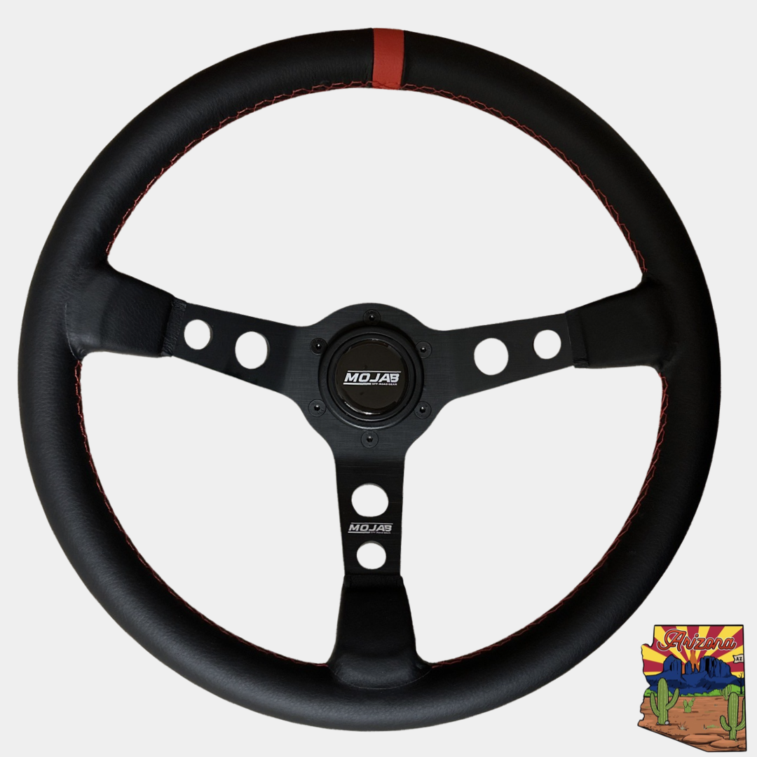 13.5''  MOJAB Deep Dish Steering Wheel Leather or Suede