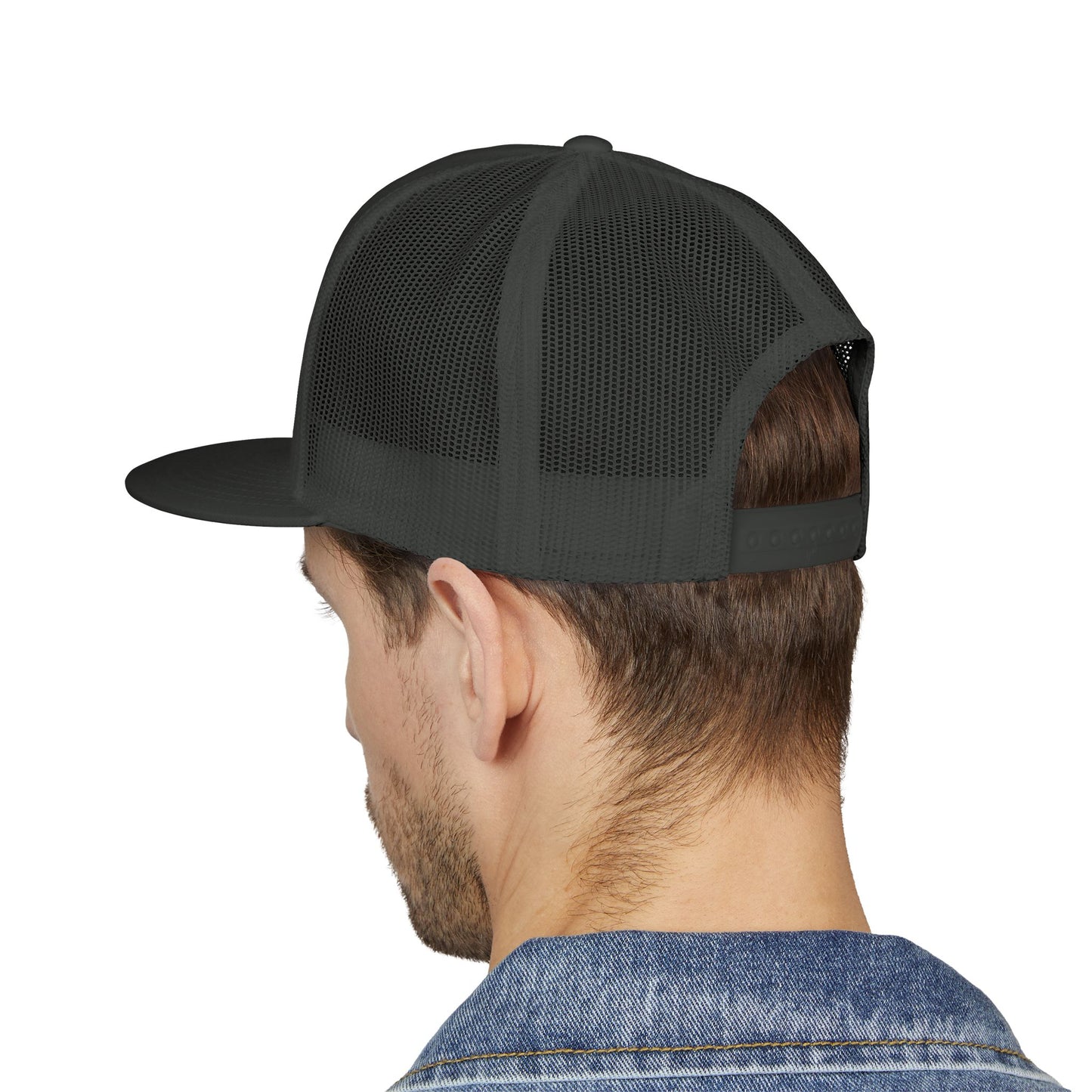Embroidered Trucker Cap with Huffman's Fab Logo