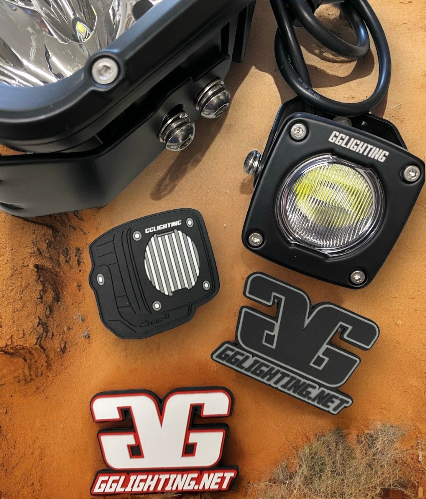 GG Lighting Patch Grey Logo