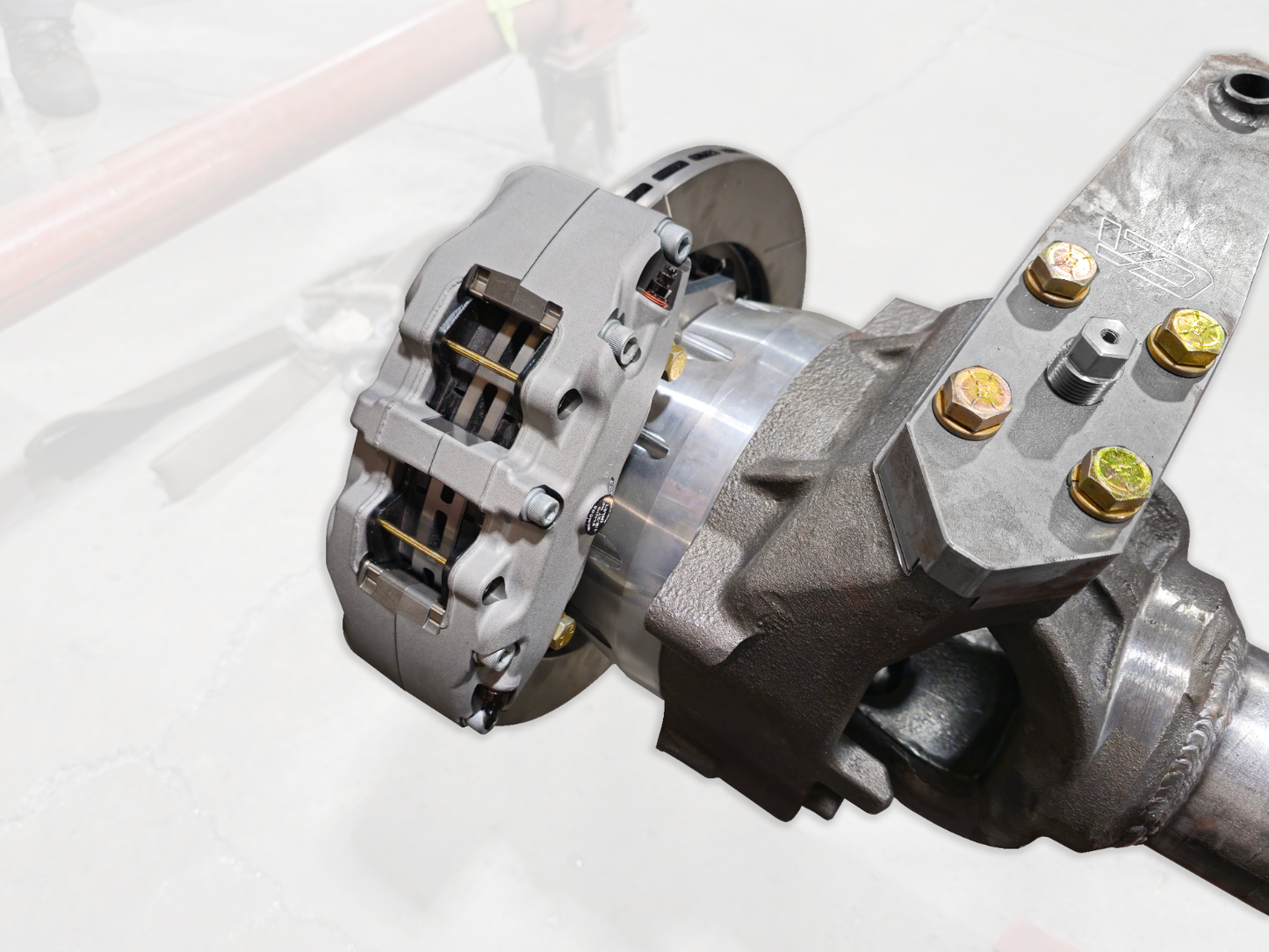 Crane Axle Front 05+ Super Duty Unit Bearing Wilwood 6 Piston Brake Kit