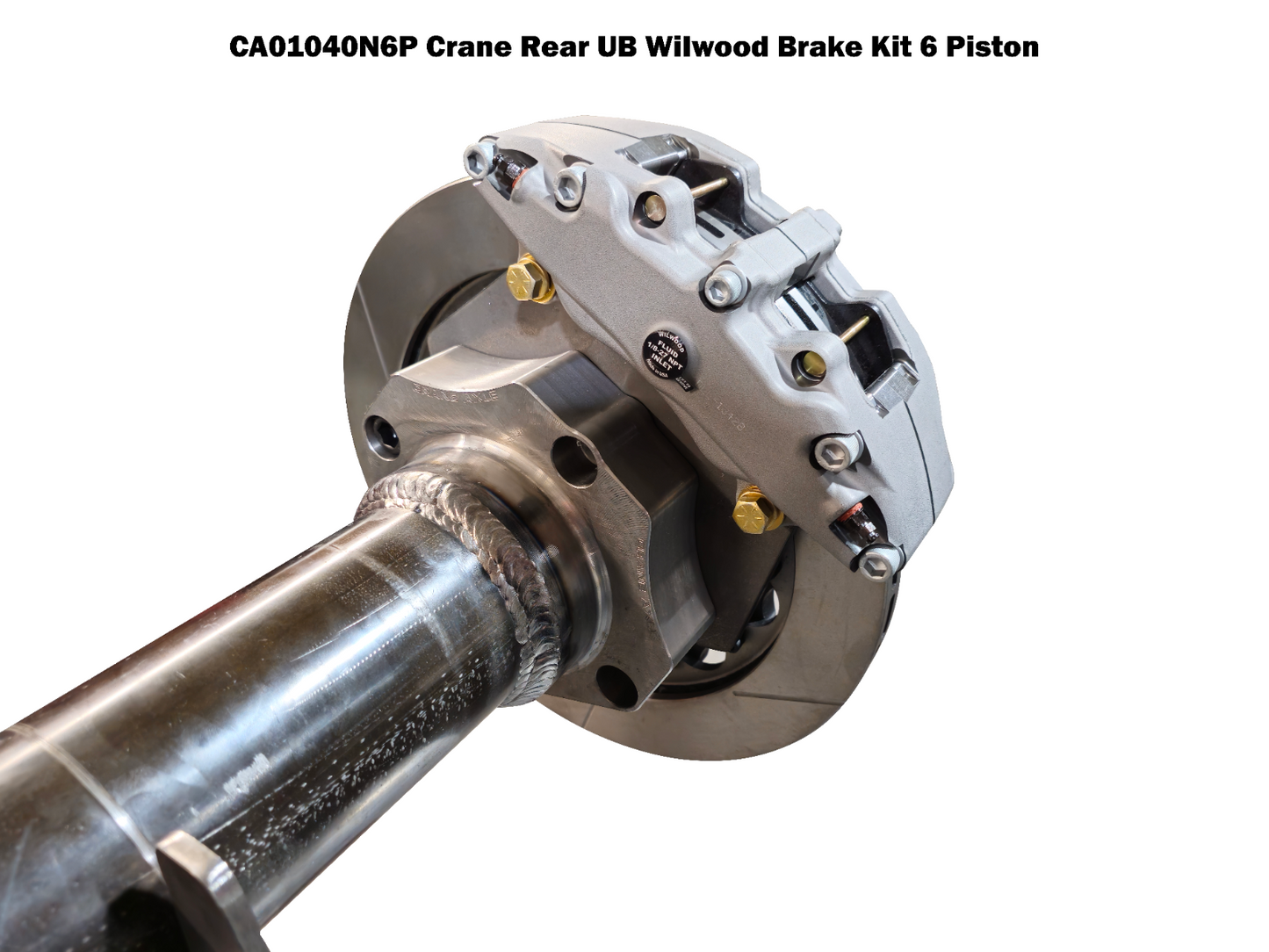 Crane Axle Rear 05+ Super Duty Unit Bearing Wilwood 6 Piston Brake Kit